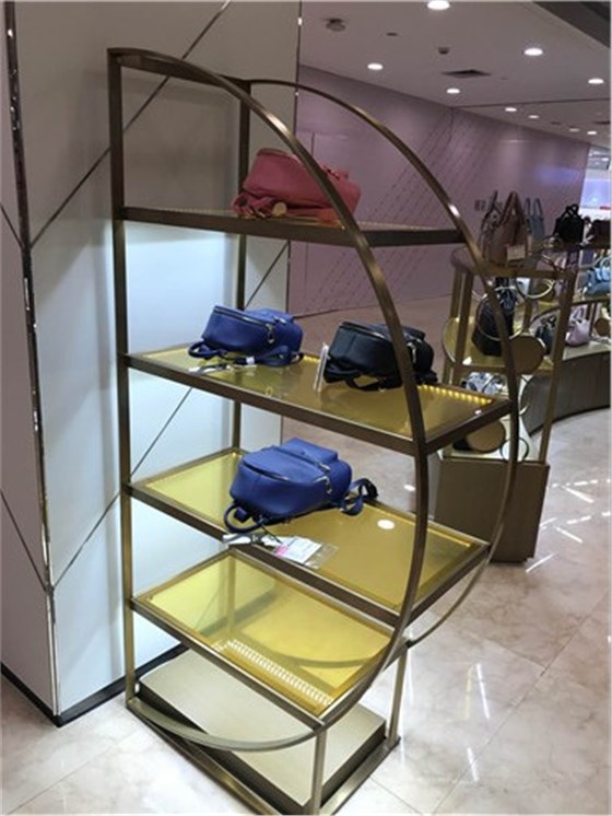 鐵藝服裝店展示架定制廠家