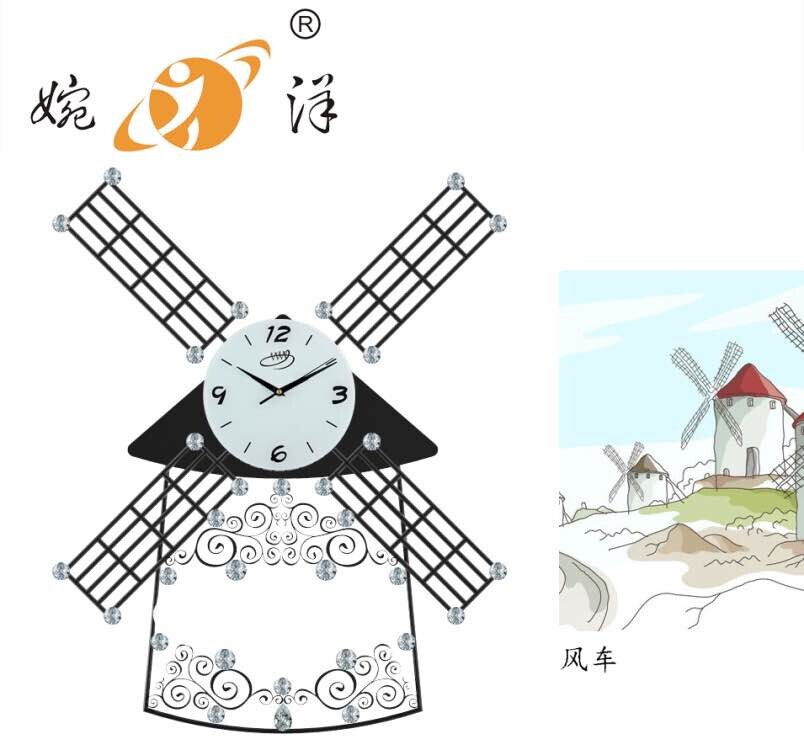 歐式鐵藝掛鐘