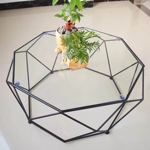 鐵藝幾何茶幾