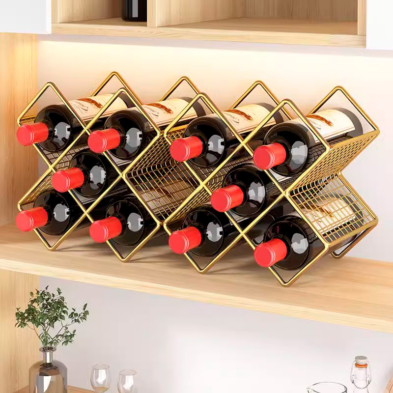 網(wǎng)格型酒品收納架